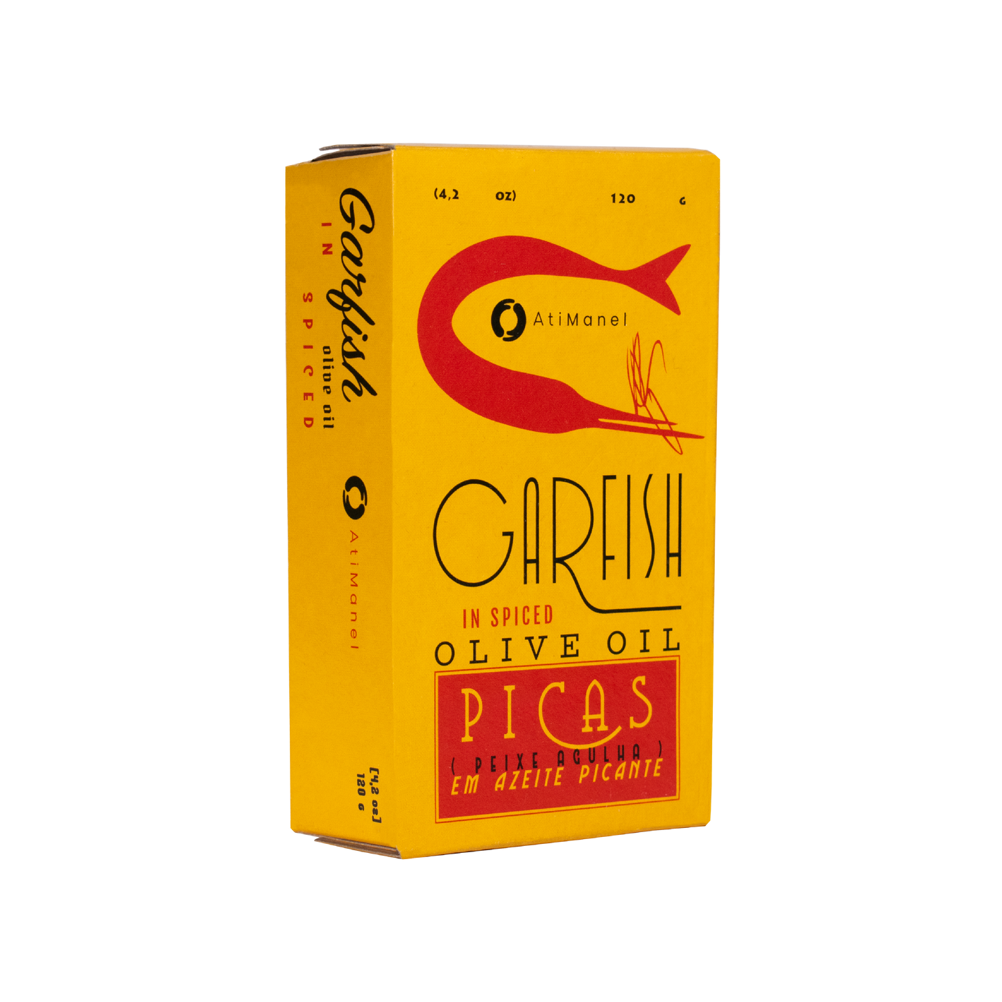 Tinned fish, Garfish in Spiced Olive Oil by Ati Manel