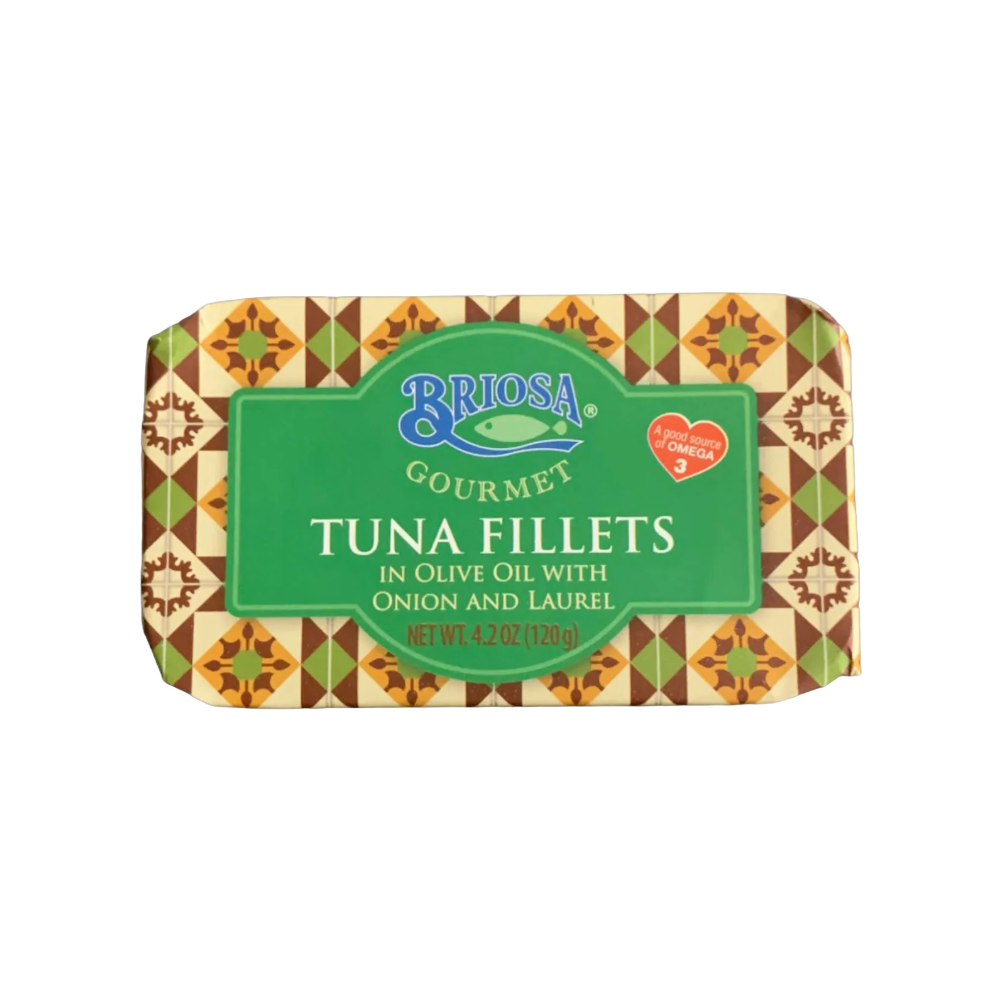 Briosa Tuna Fillets in Olive Oil with Onion + Laurel