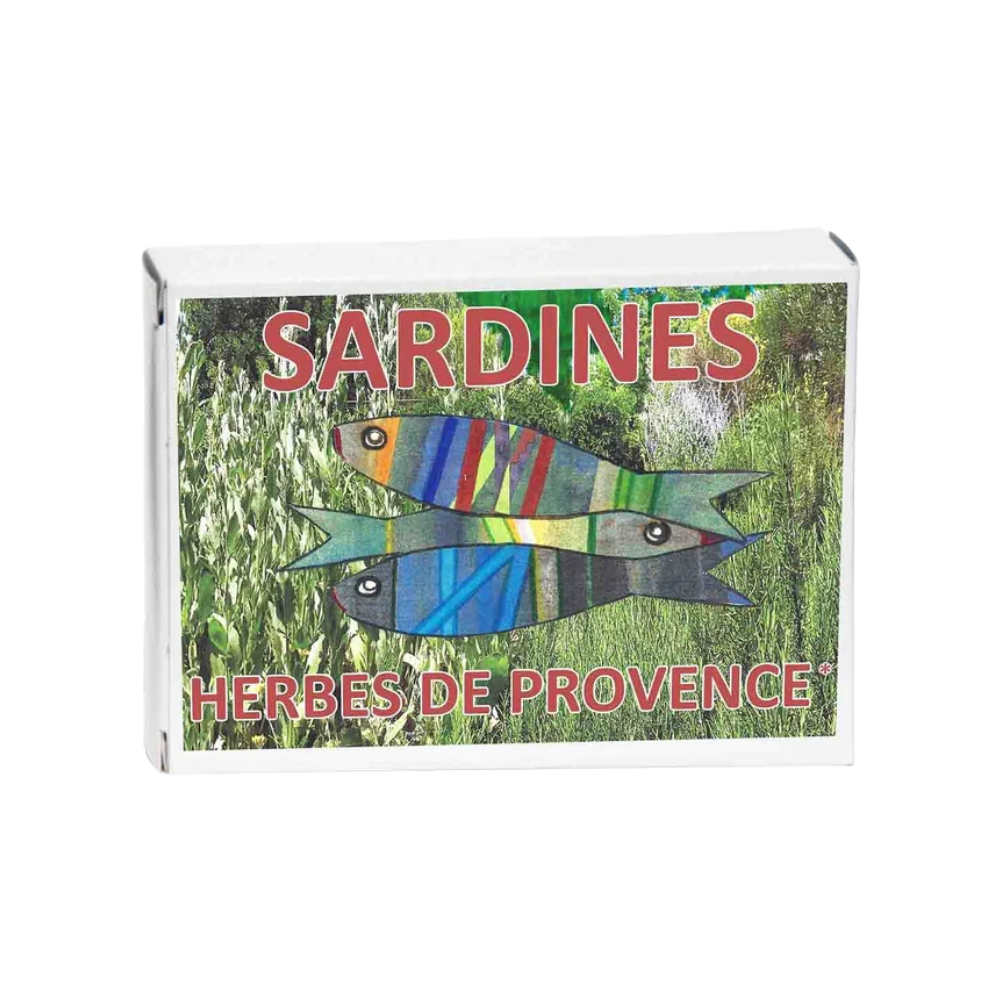 Capitaine Nat' Sardines with Olive Oil + Herbs de Provence, tinned fish, Fintastic Provisions