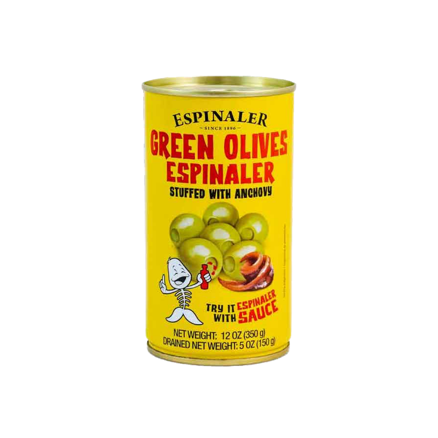 Green Olives Stuffed with Anchovy by Espinaler