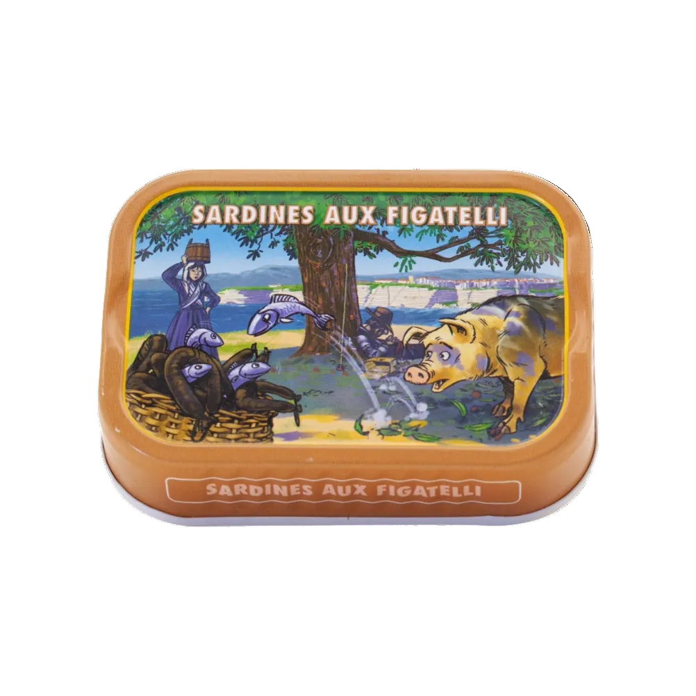 Fintastic Provisions, Le Bonne Mer Sardines with Figatelli, tinned fish, conservas