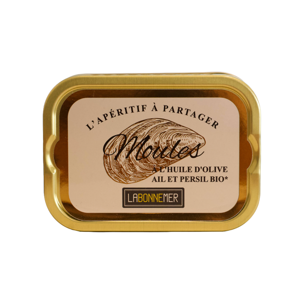 La Bonne Mer Mussels with Olive Oil, Garlic + Organic Parsley