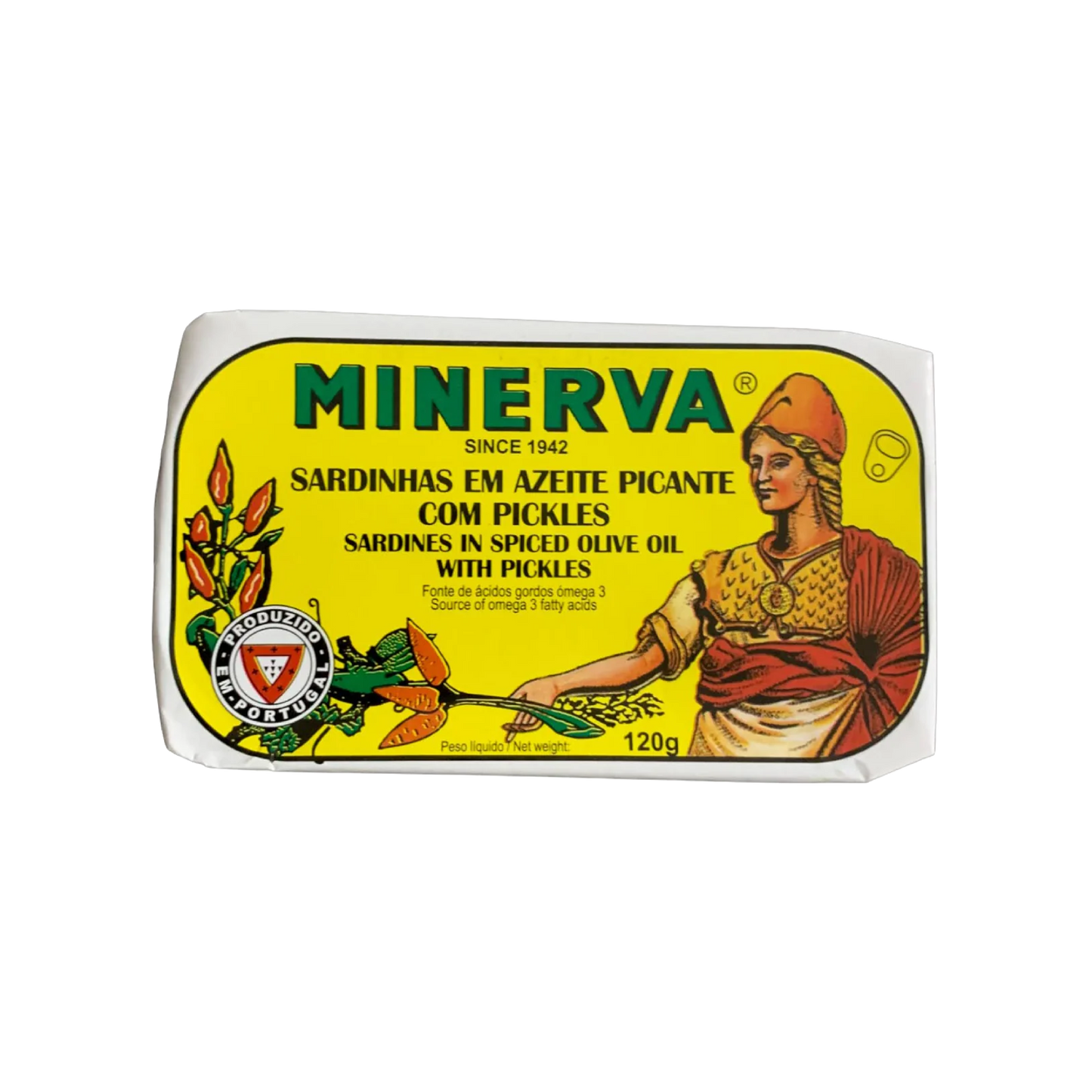 Sardines in Spiced Olive Oil w/ Pickles by Minerva