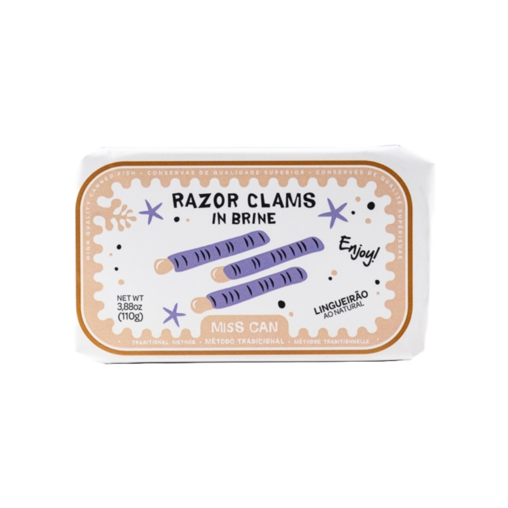 Miss Can Razor Clams in Brine