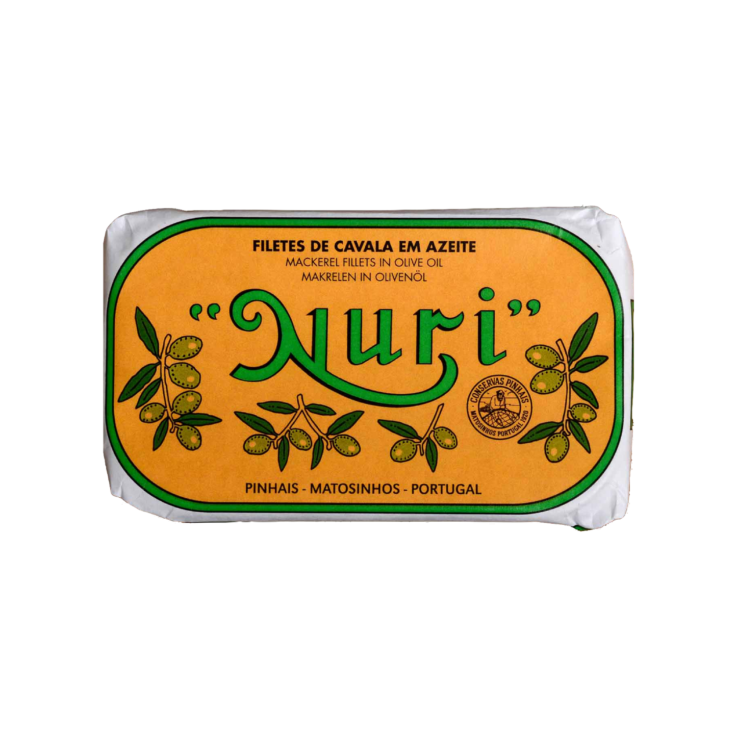 Tinned fish, Mackerel Fillets in Olive Oil by Nuri