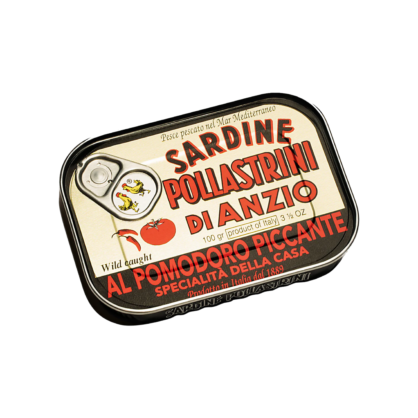 Sardines in Spiced Tomato Sauce by Pollastrini