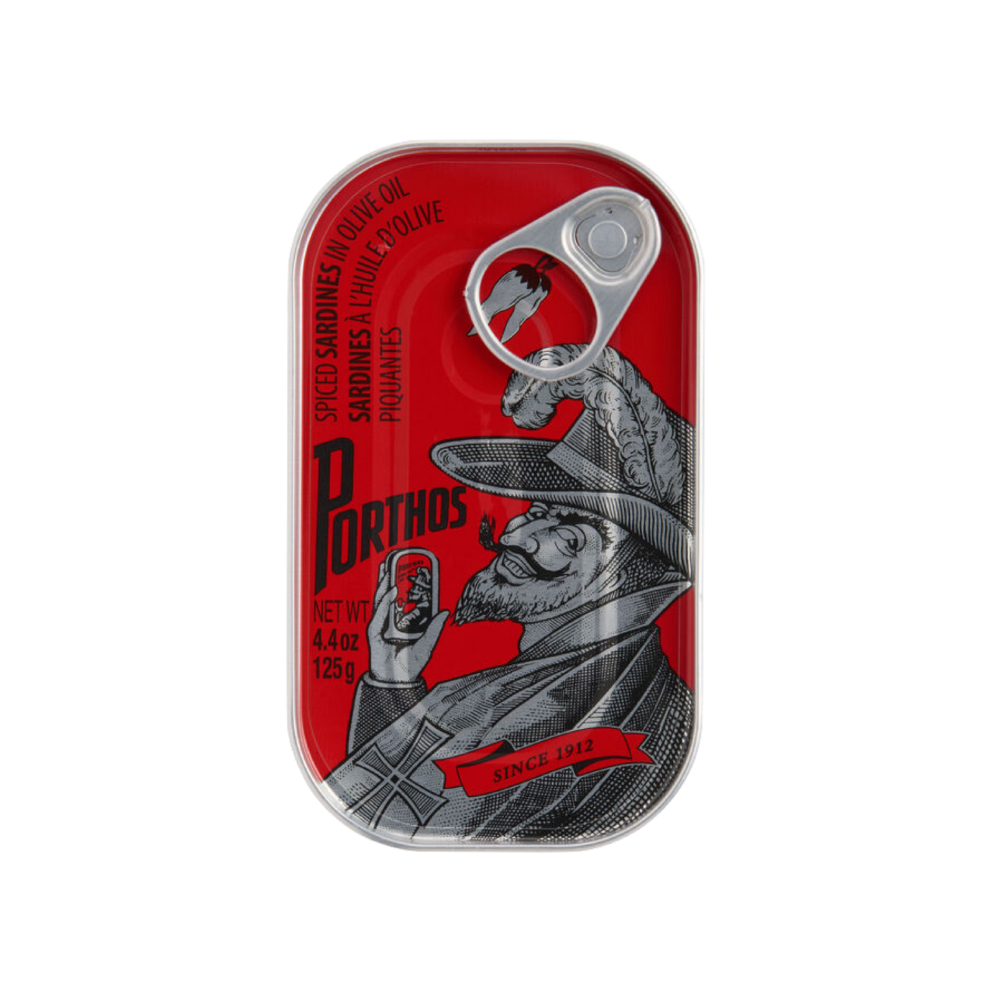 Tinned fish, Spiced Sardines in Olive Oil by Porthos