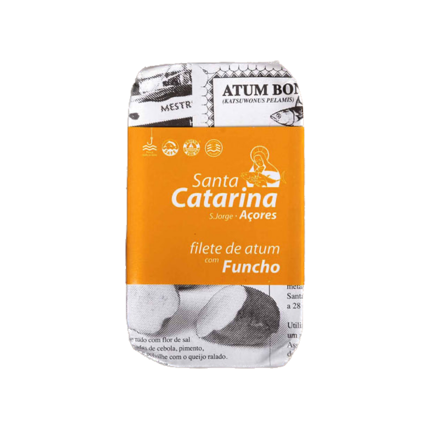 Tinned fish, Tuna Fillets with Fennel + Olive Oil by Santa Catarina