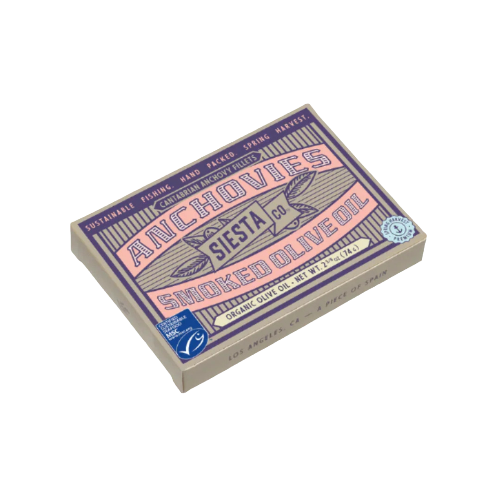 Siesta Co. Anchovies in Smoked Olive Oil