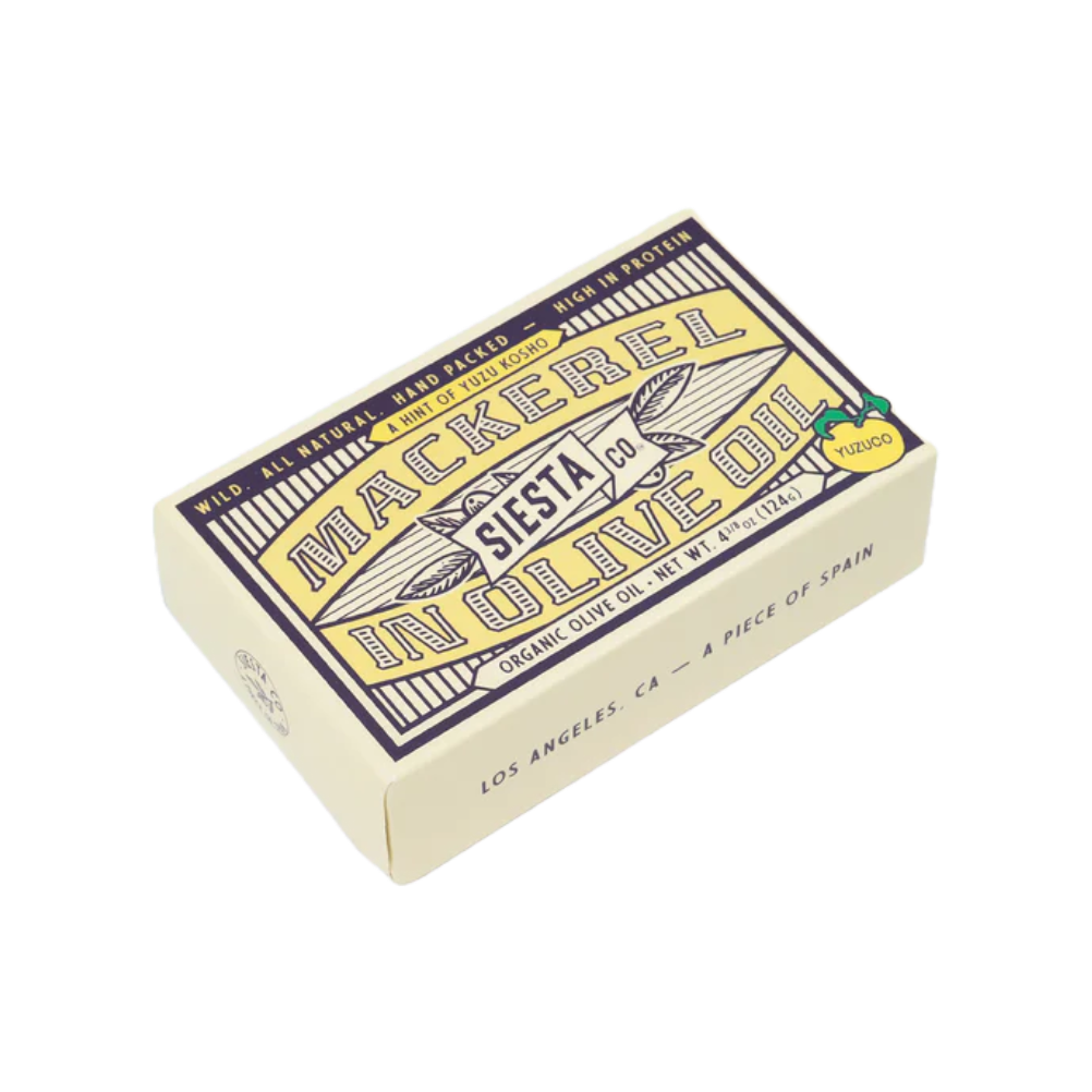 Siesta Mackerel in Olive Oil + Hint of Yuzu Kosho