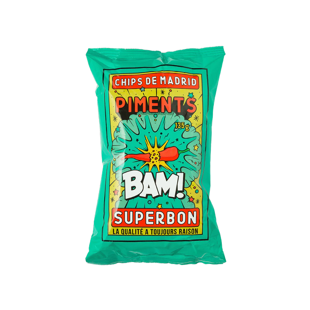 Superbon Pimento Chili Pepper Potato Chips
