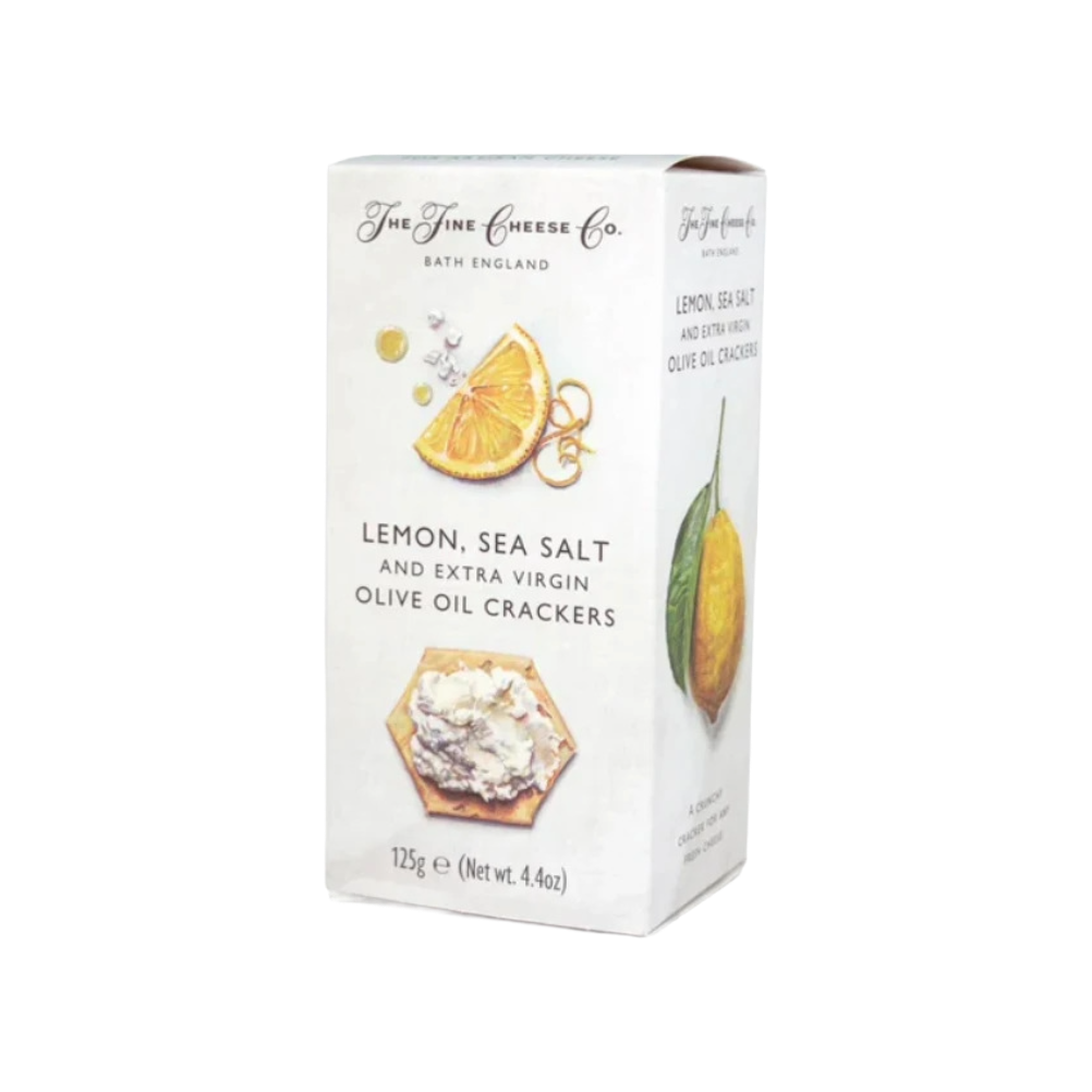 The Fine Cheese Co. Lemon, Sea Salt + Extra Virgin Olive Oil Crackers
