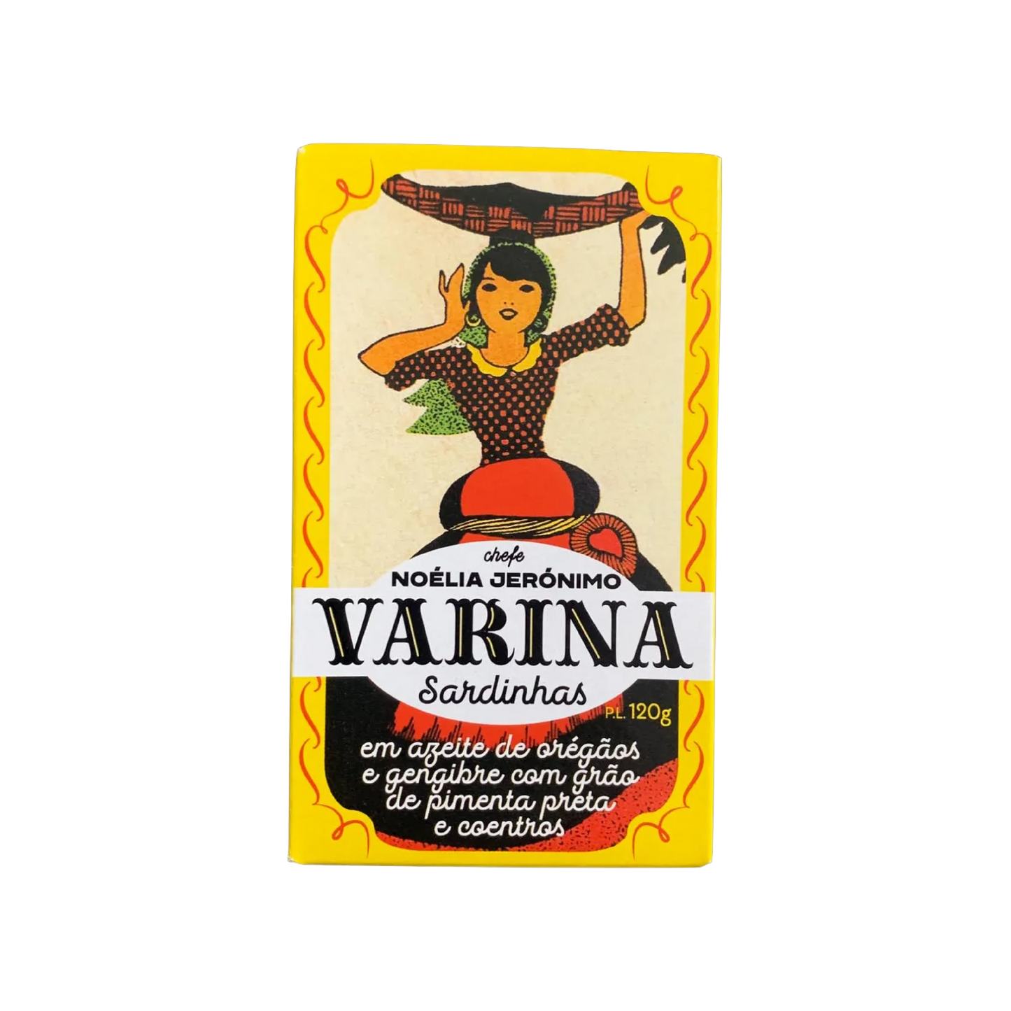 Tinned fish, Sardines in Oregano Olive Oil with Ginger, Black Peppercorn, Coriander by Varina