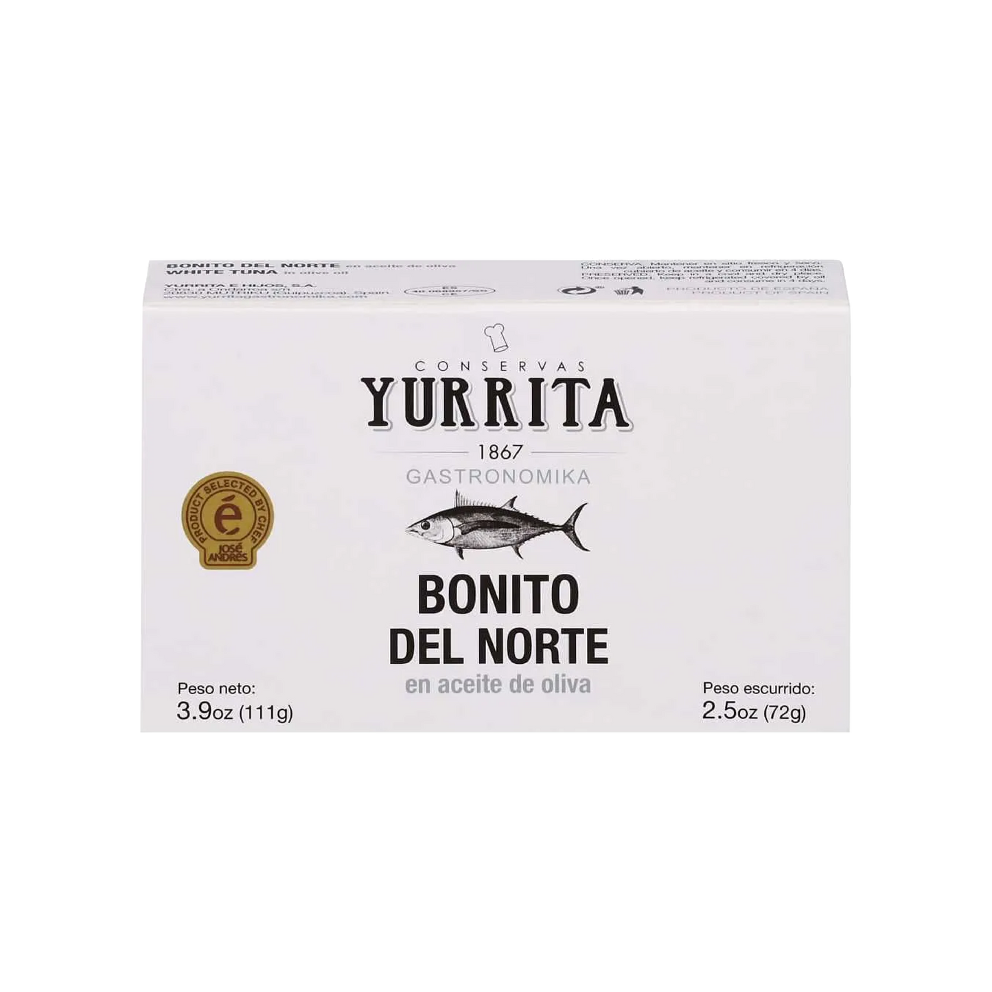 Tinned fish, albacore tuna by Yurrita