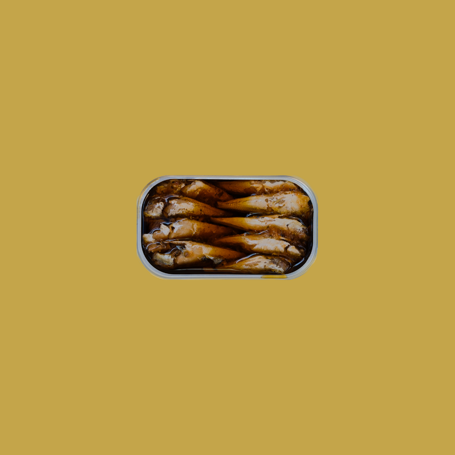 Horse Mackerel in Olive Oil + Basil by Ati Manel, tinned fish.