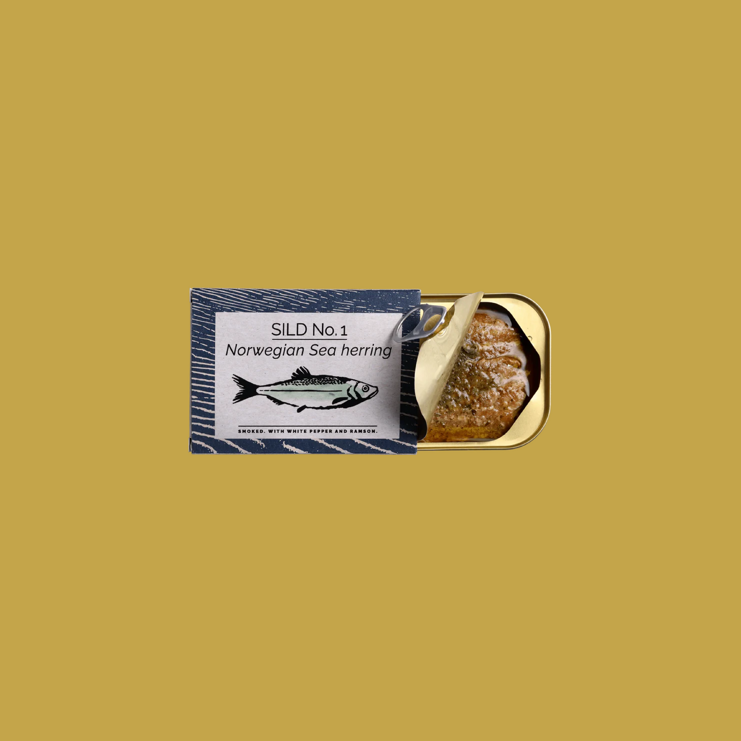 Tinned fish, smoked herring