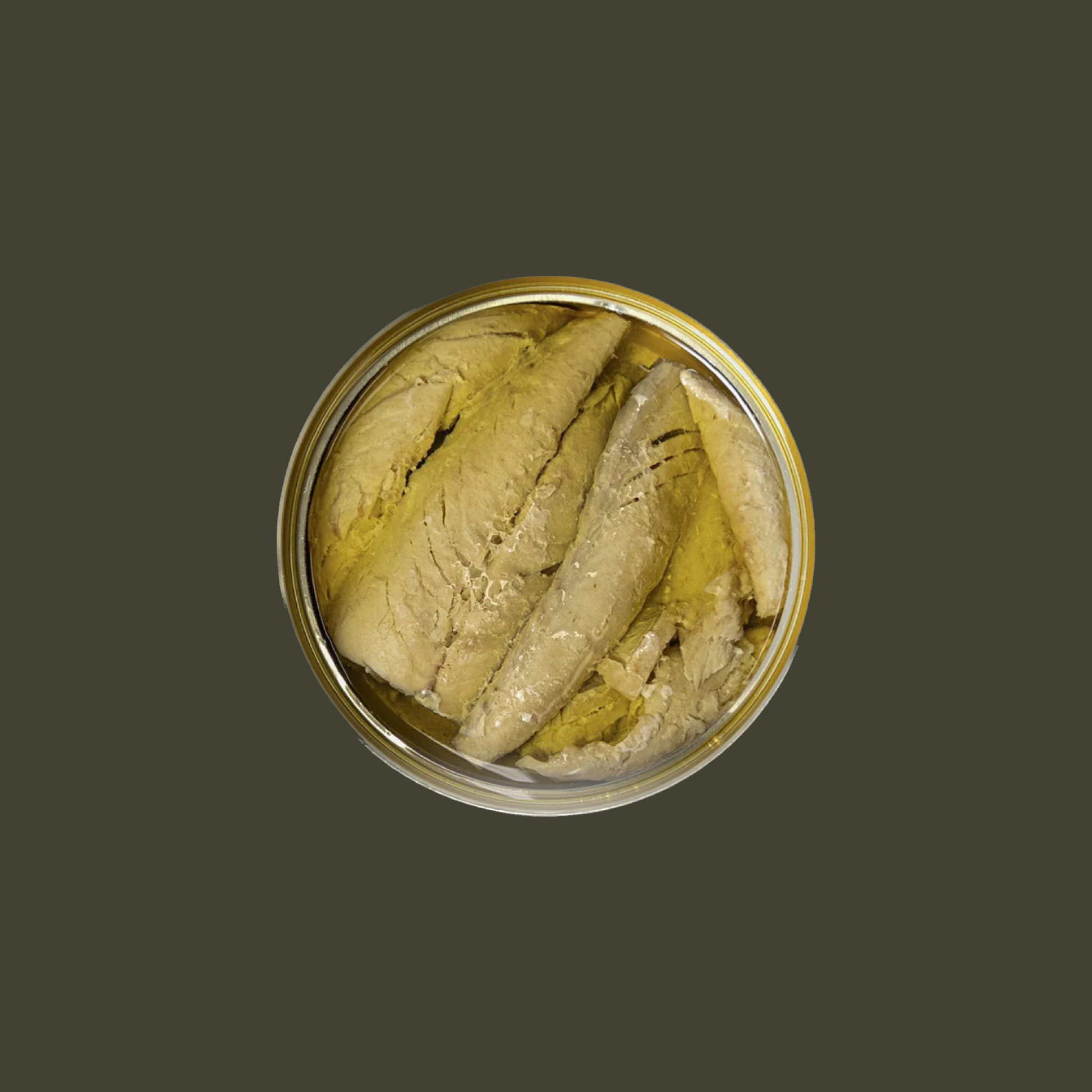Tinned fish, mackerel in olive oil by Alalunga