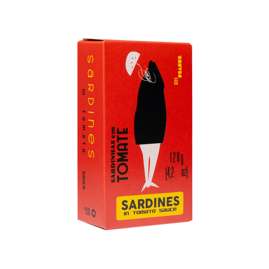 Tinned fish, Sardines in Tomato Sauce by Ati Manel