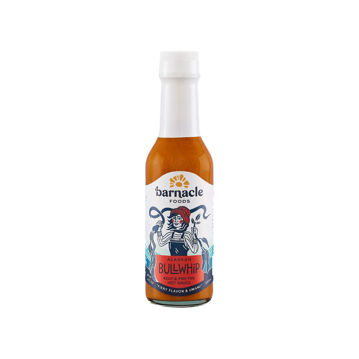 Tinned fish sauce, Alaskan Bullwhip Kelp + Piri Piri Hot Sauce