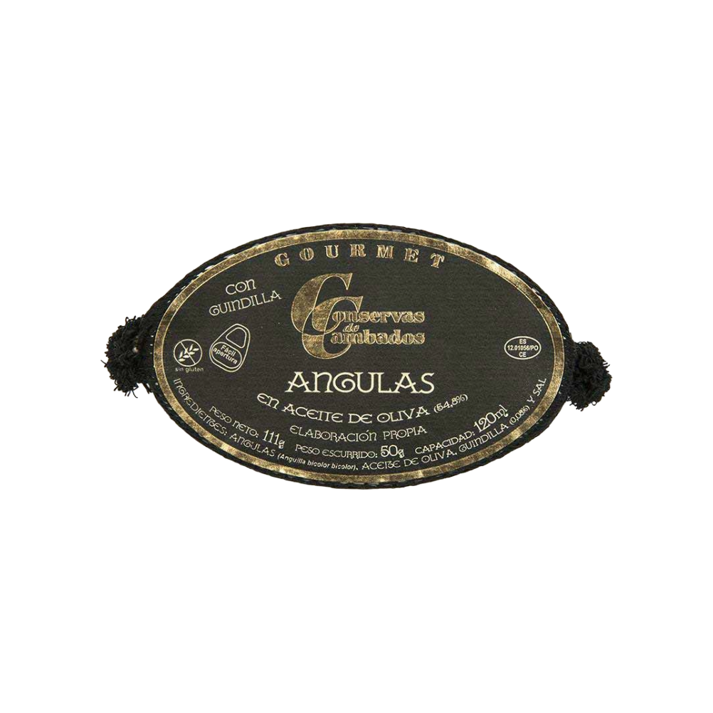Conservas de Cambados Baby Eels in Olive Oil, tinned fish, Fintastc Provisions, conservas
