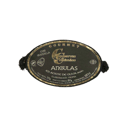 Conservas de Cambados Baby Eels in Olive Oil, tinned fish, Fintastc Provisions, conservas