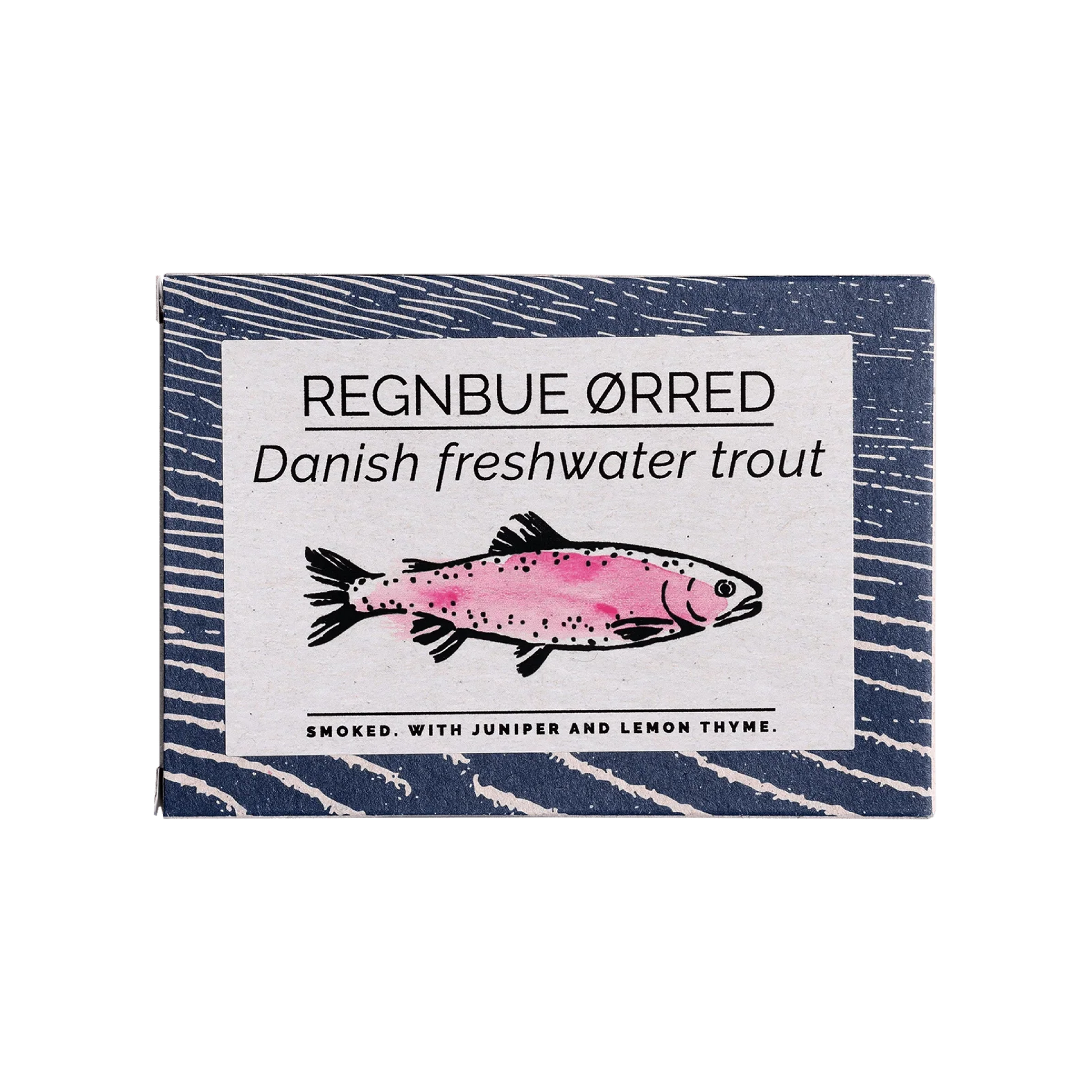 Tinned fish, trout by Fangst