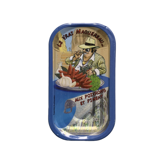 Tinned fish, mackerel