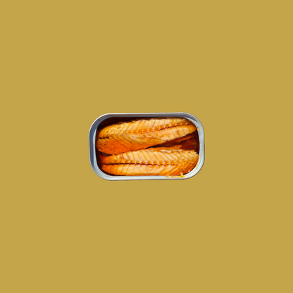 Tinned fish, Mackerel with Curry + Piri Piri by Good Boy brand.
