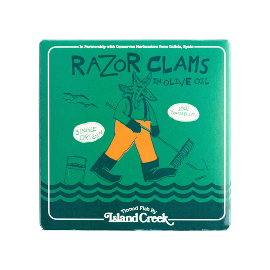 Island Creek Razor Clams in Olive Oil