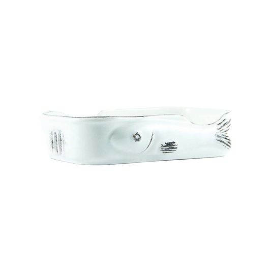 Jose Gourmet Fish Ceramic in WHITE, Handmade in Portugal