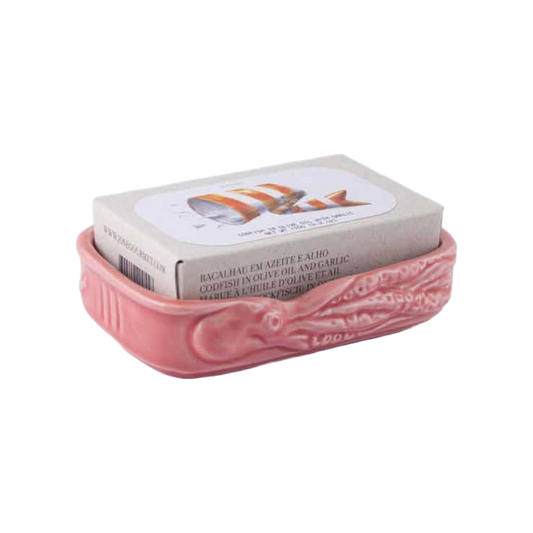 Jose Gourmet Octopus Ceramic in SALMON, Handmade in Portugal