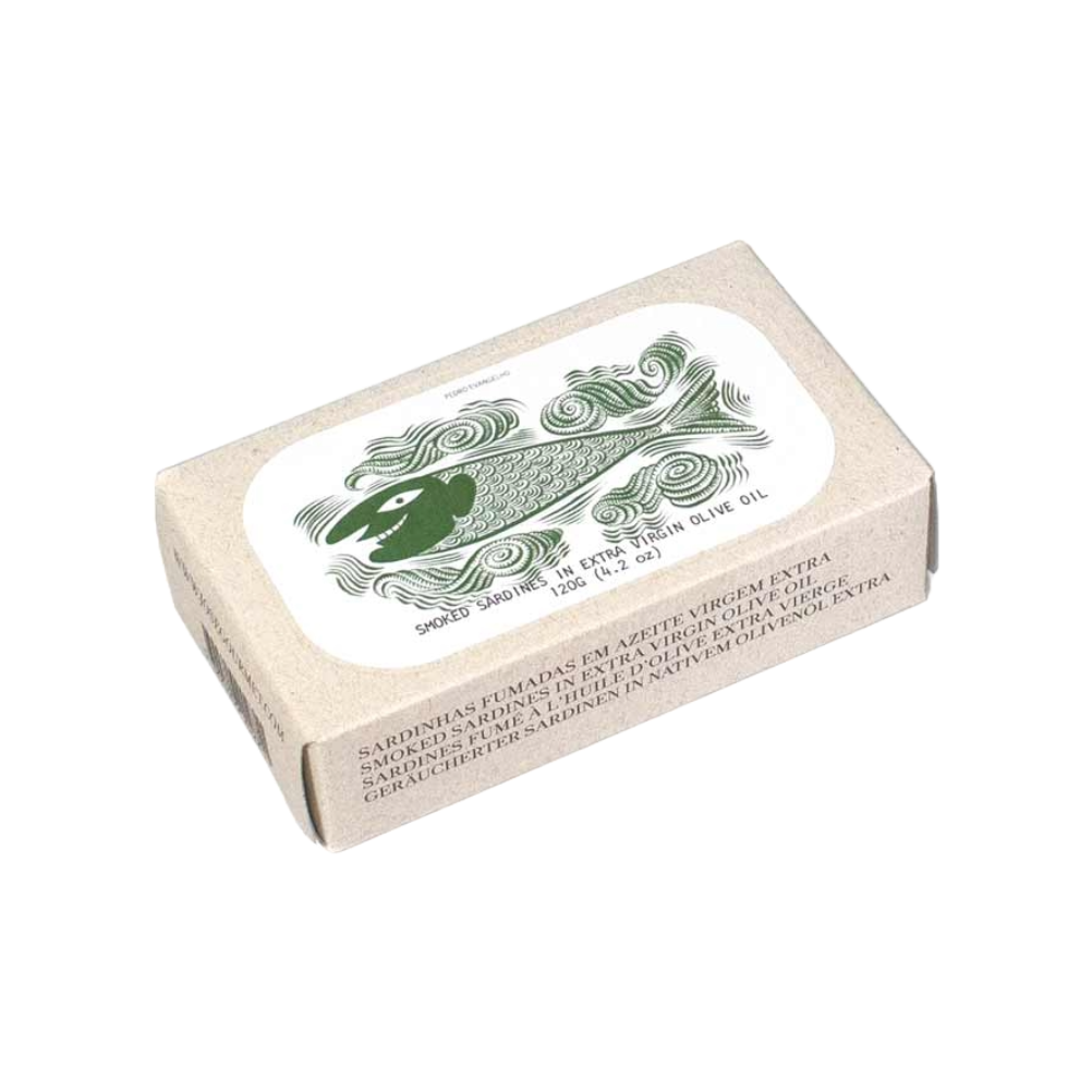 Tinned fish, Smoked Sardines in Extra Virgin Olive Oil by Jose Gourmet