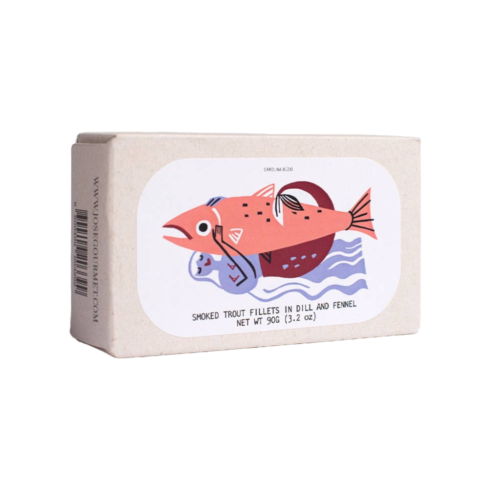 Fintastic Provisions, Smoked Trout in Dill + Fennel by Jose Gourmet