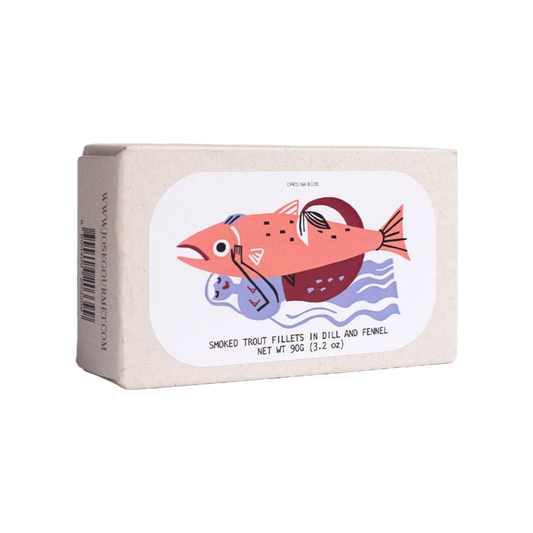 Fintastic Provisions, Smoked Trout in Dill + Fennel by Jose Gourmet