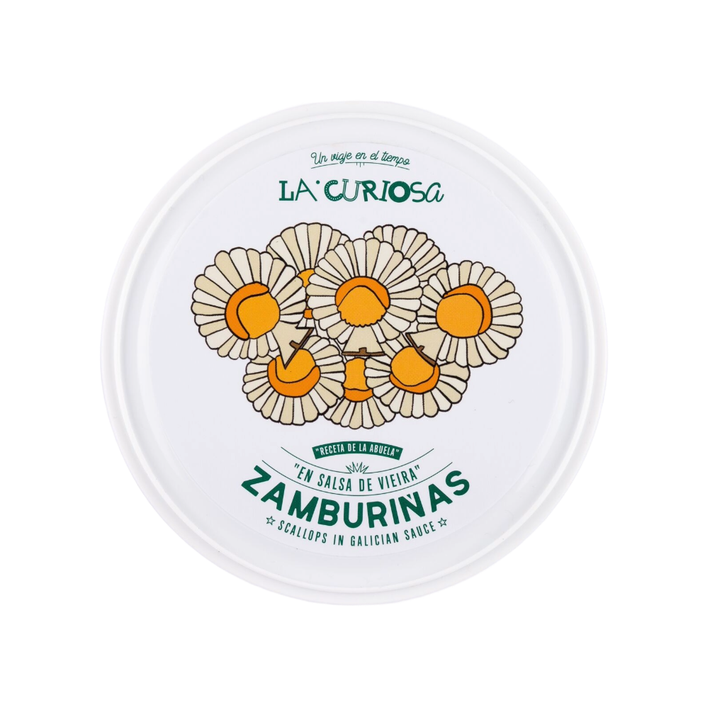 Fintastic Provisions, Small Scallops with Garlic + Chili by La Curiosa