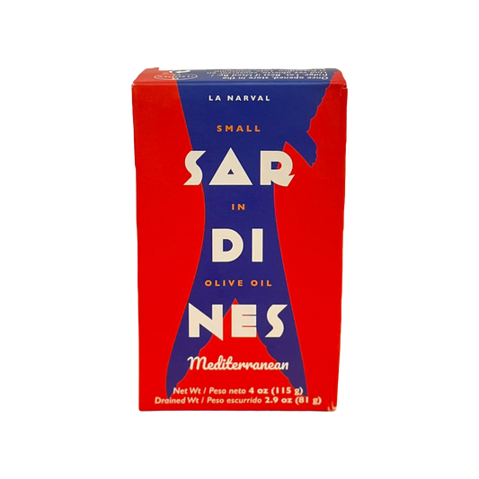 La Narval Small Sardines in Olive Oil, Fintastc Provisions, tinned fish