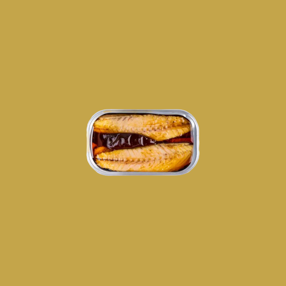 La Curiosa Mackerel Fillets in Olive Oil with Curry + Chili