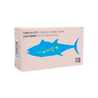 Maria Organic Tuna Fillets with Thyme + Lemon
