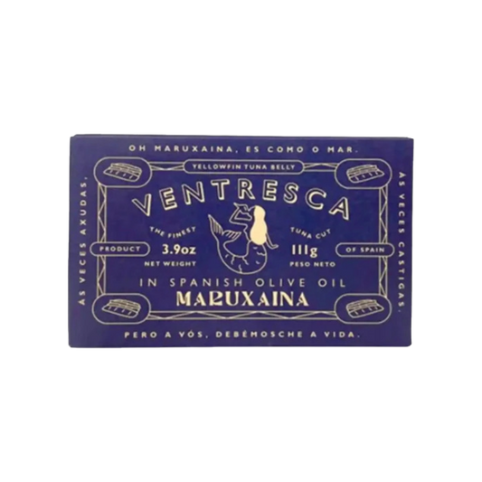 Fintastic Provisions, Maruxaina Ventresca in Spanish Olive Oil, tinned fish