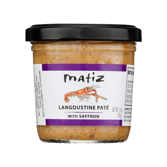 Matiz Langoustine Paté with Saffron, conservas, tinned fish, Fintastic Provisions