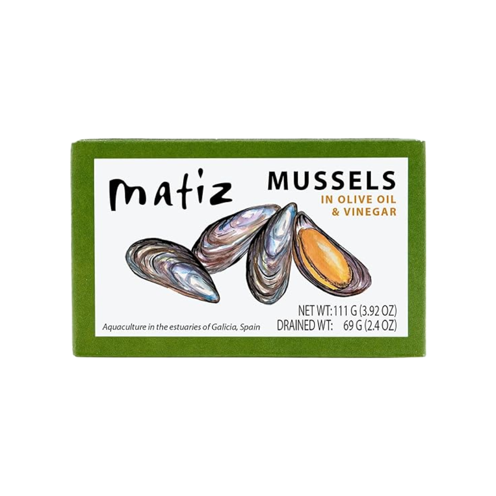 Matiz Mussels in Olive Oil + Vinegar
