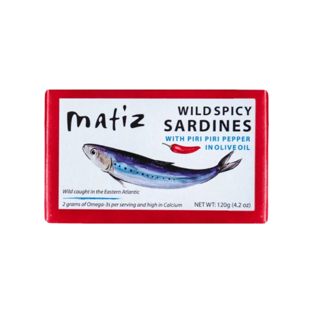 Matiz Wild Spicy Sardines with Piri Piri Peppers in Olive Oil