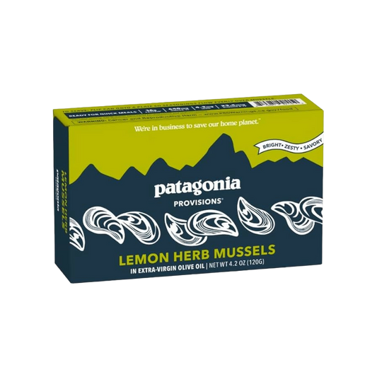 Patagonia Lemon Herb Mussels in EVOO