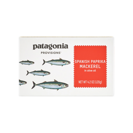 Fintastic Provisions, Spanish Paprika Mackerel in Olive Oil by Patagonia