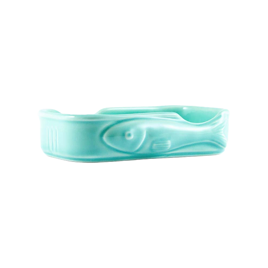 Jose Gourmet Fish Ceramic in PEPPERMINT, Handmade in Portugal