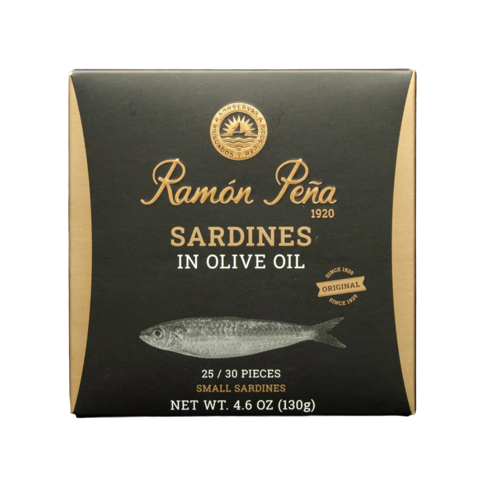 Ramón Peña Small Sardines in Hot Olive Oil 20/25 Pieces