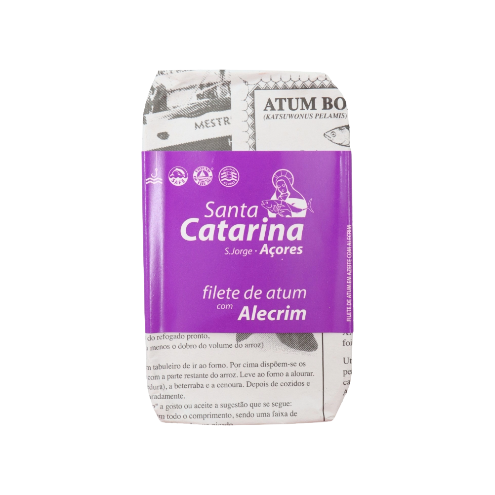 Santa Catarina Tuna Fillets with Rosemary + Olive Oil, Fintastic Provisions, tinned fish