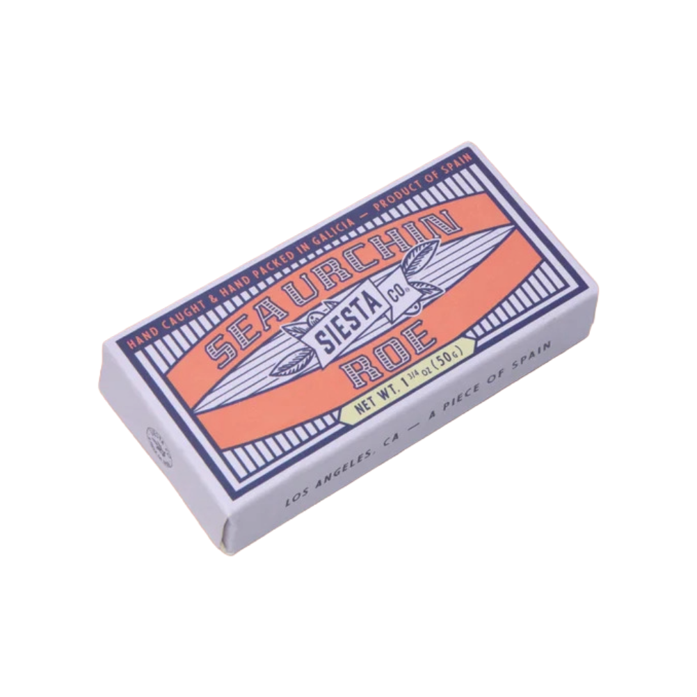 Siesta sea urchin roe, tinned fish, conservas, Fintastic Provisions