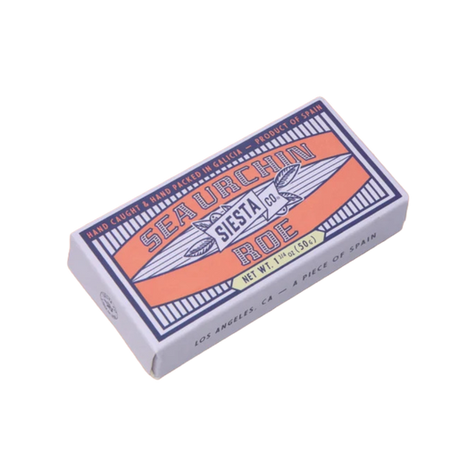 Siesta sea urchin roe, tinned fish, conservas, Fintastic Provisions