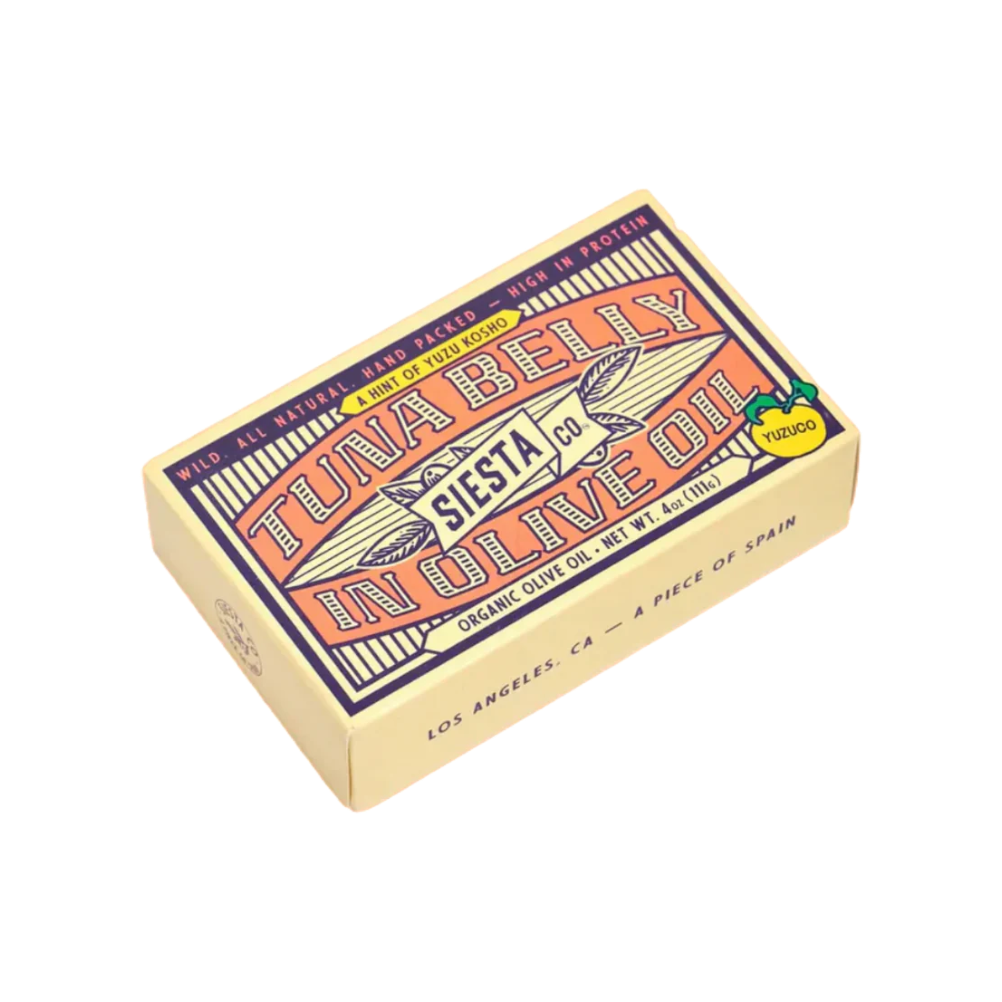 Siesta Co. Tuna Belly in Olive Oil + Hint of Yuzu Kosho